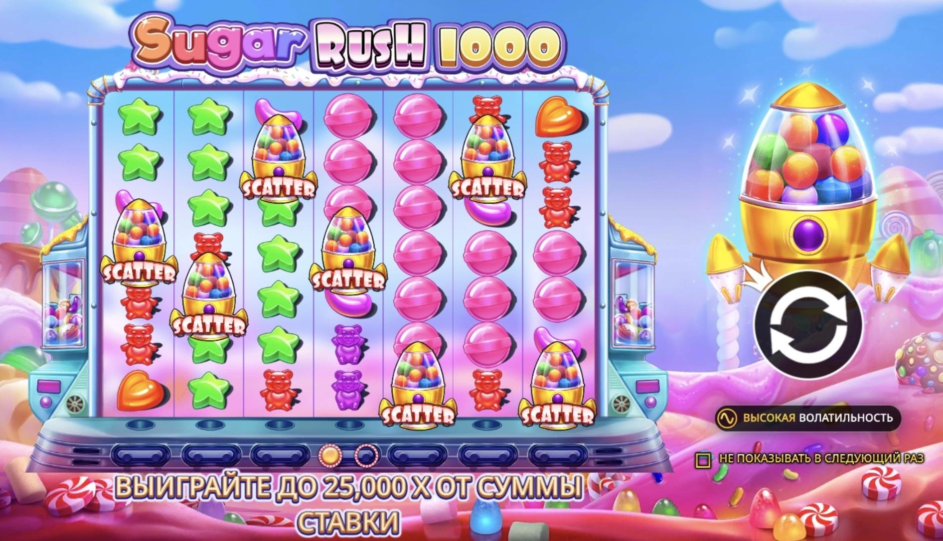 sugar rush 1000 демо